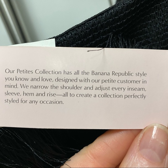 NWT Banana Republic Dress Strapless (or with straps) Fringe 0P - Picture 7 of 10